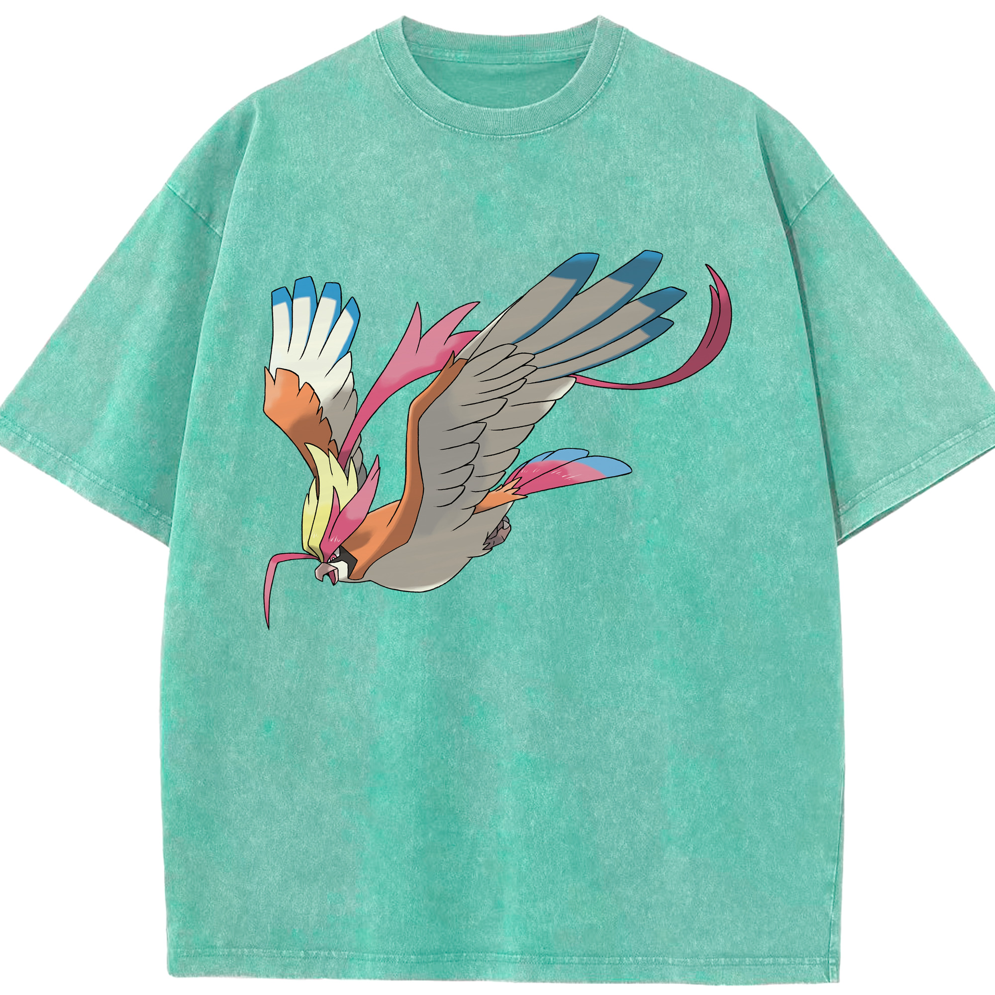 （画像用） ポケットモンスター Pokémon 綿100% ヴィンテージ風 半袖Tシャツ（フロントプリント）